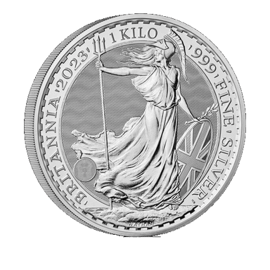 1kg British Britannia Silver Coin